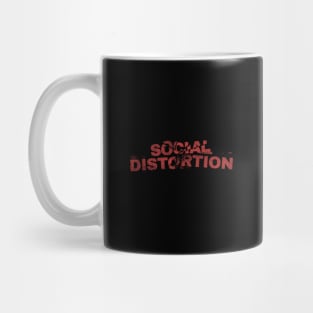 social distortion grunge style Mug